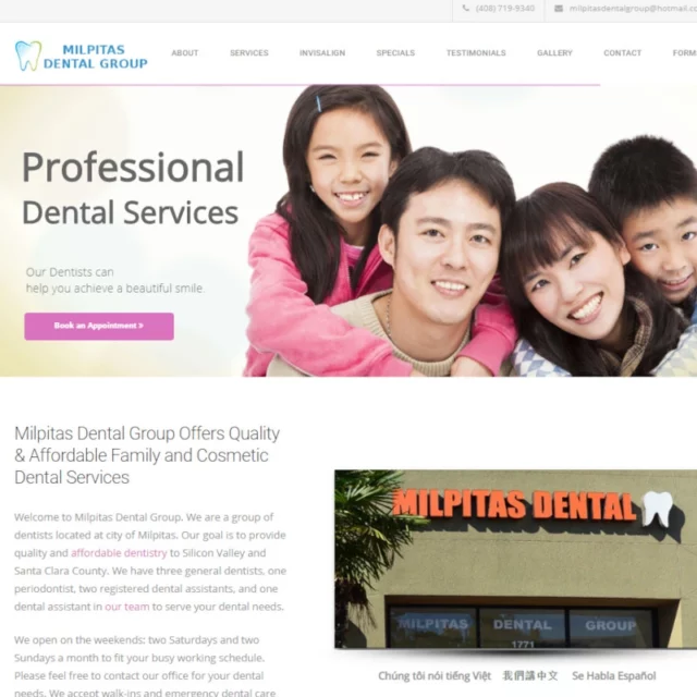dentist website